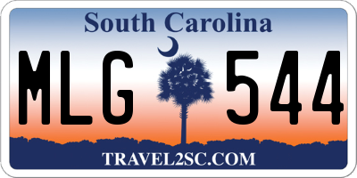 SC license plate MLG544