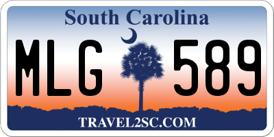 SC license plate MLG589