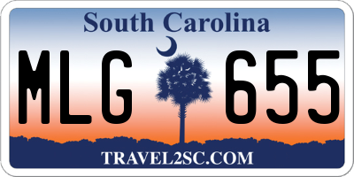 SC license plate MLG655