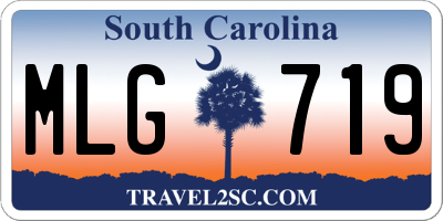 SC license plate MLG719