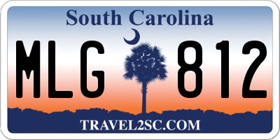 SC license plate MLG812