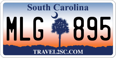 SC license plate MLG895