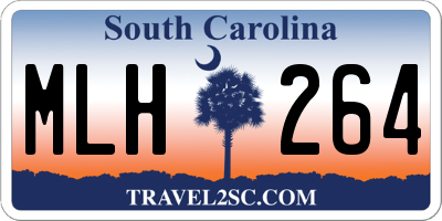 SC license plate MLH264