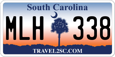 SC license plate MLH338