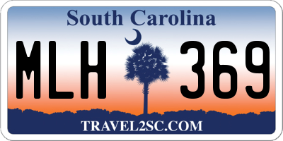 SC license plate MLH369