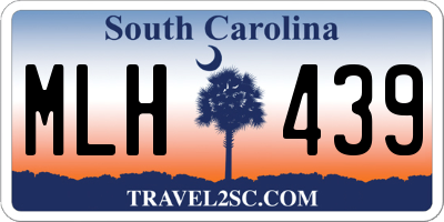 SC license plate MLH439