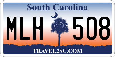 SC license plate MLH508