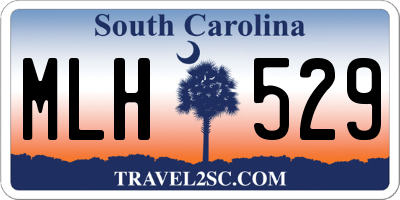 SC license plate MLH529