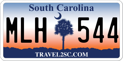 SC license plate MLH544