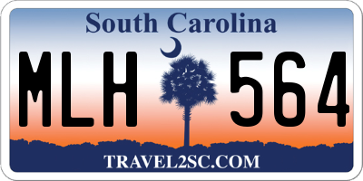 SC license plate MLH564