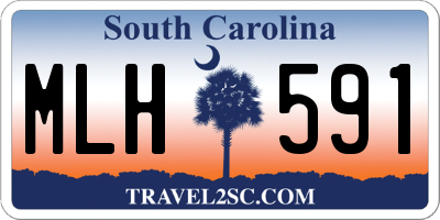 SC license plate MLH591