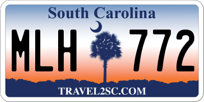 SC license plate MLH772