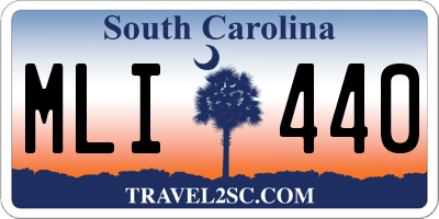 SC license plate MLI440