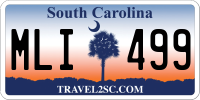 SC license plate MLI499