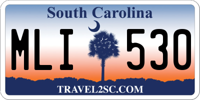 SC license plate MLI530