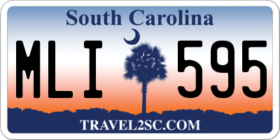 SC license plate MLI595