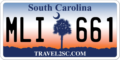 SC license plate MLI661