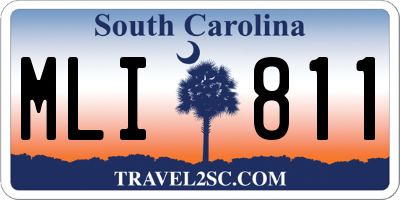 SC license plate MLI811