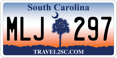 SC license plate MLJ297
