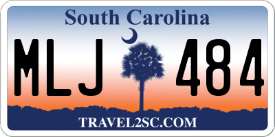 SC license plate MLJ484