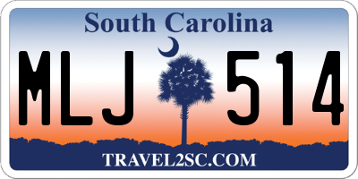 SC license plate MLJ514