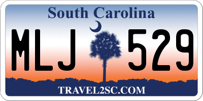 SC license plate MLJ529