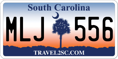 SC license plate MLJ556