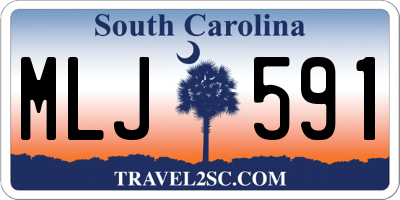 SC license plate MLJ591