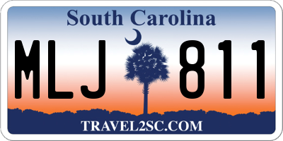 SC license plate MLJ811