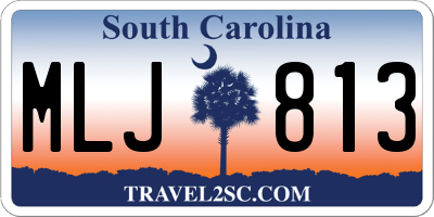SC license plate MLJ813
