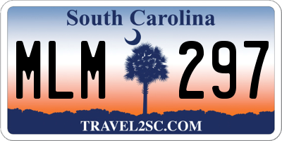 SC license plate MLM297