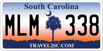 SC license plate MLM338