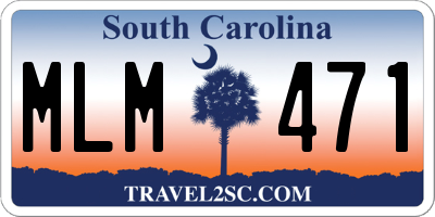 SC license plate MLM471