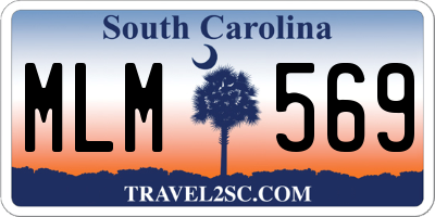 SC license plate MLM569