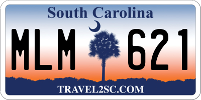 SC license plate MLM621