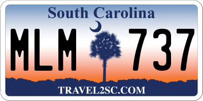 SC license plate MLM737