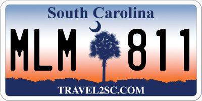 SC license plate MLM811