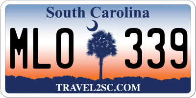 SC license plate MLO339