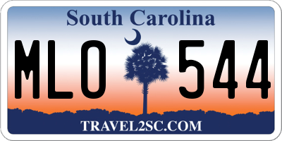SC license plate MLO544