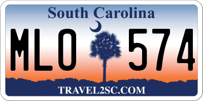 SC license plate MLO574