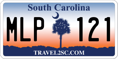 SC license plate MLP121