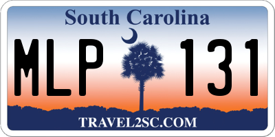 SC license plate MLP131