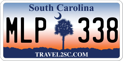 SC license plate MLP338