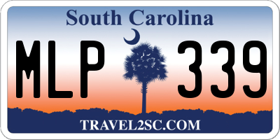 SC license plate MLP339