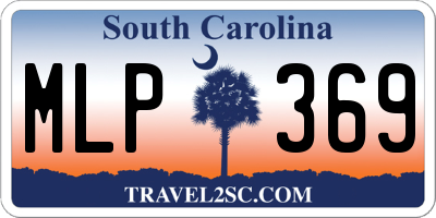 SC license plate MLP369