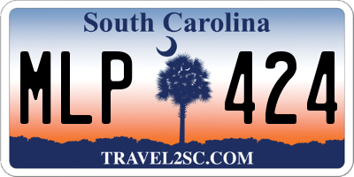 SC license plate MLP424