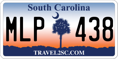 SC license plate MLP438