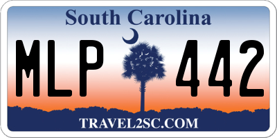SC license plate MLP442