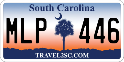 SC license plate MLP446