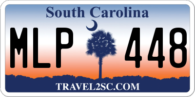 SC license plate MLP448